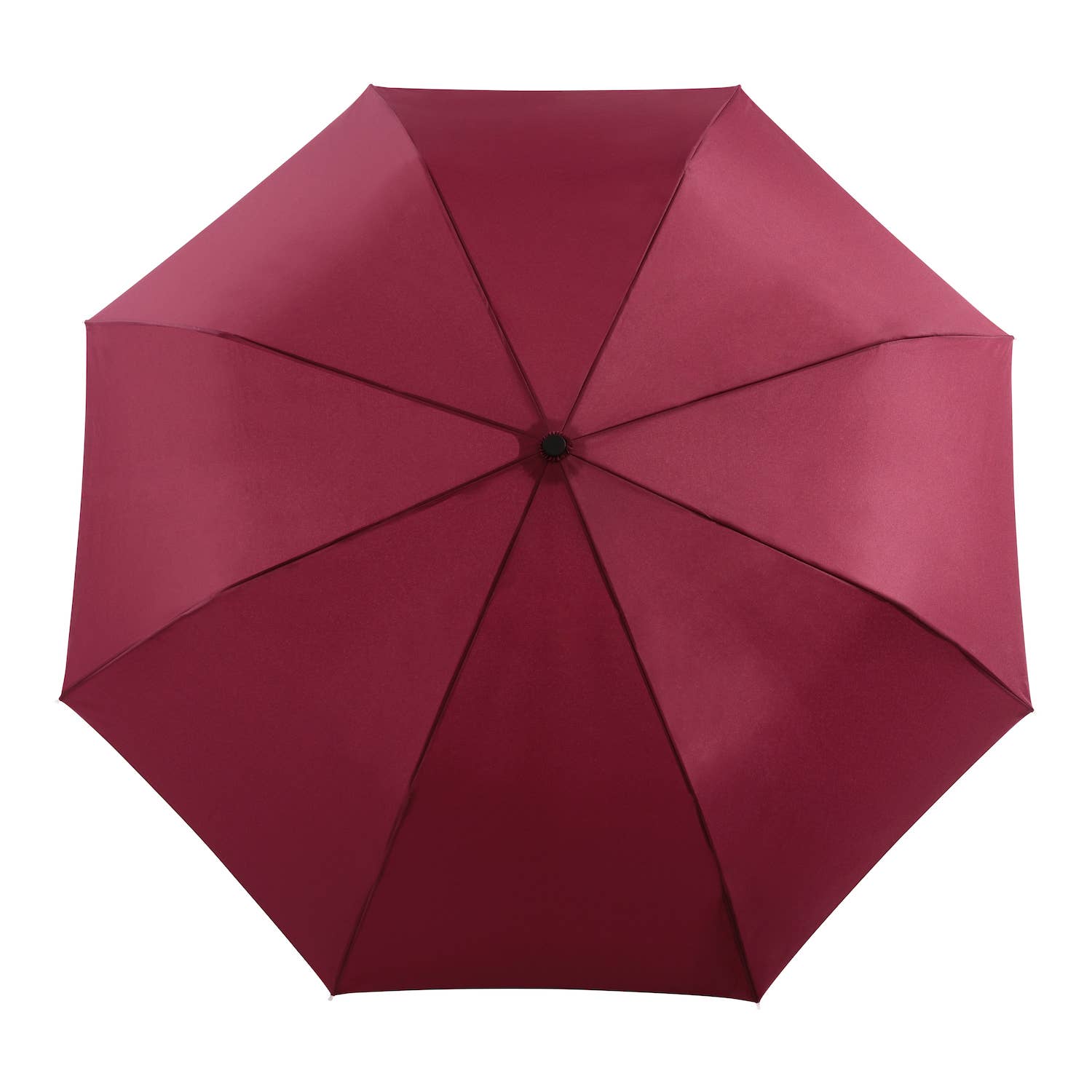 cherry crimson umbrella top view