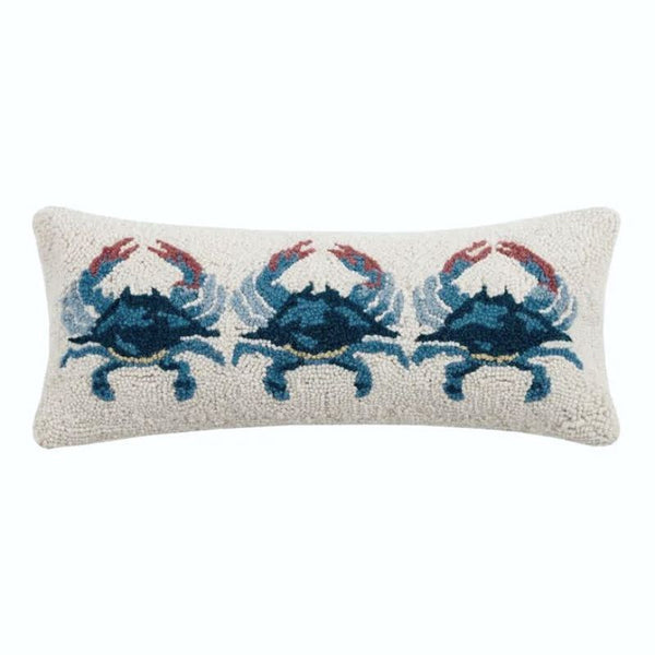 crabs wool throw pillow