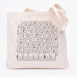 dogs tote bag