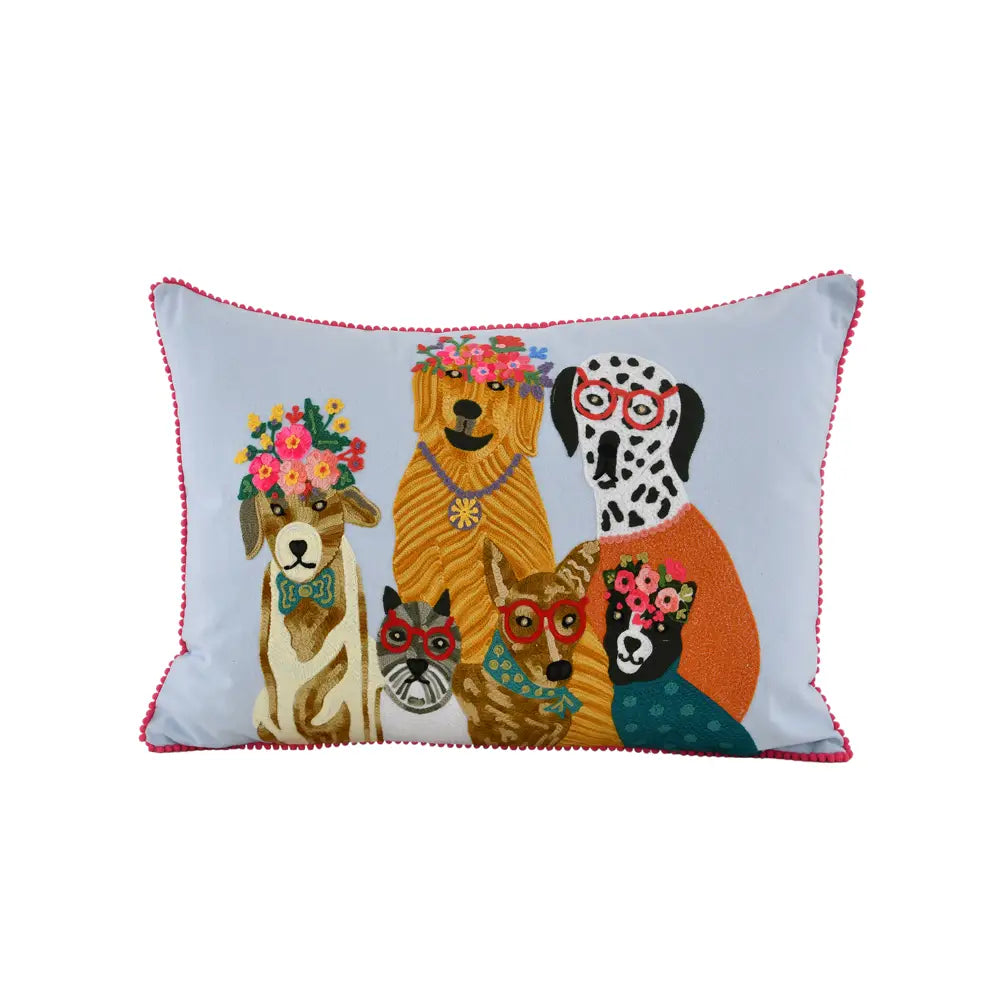 Dog throw pillow best sale