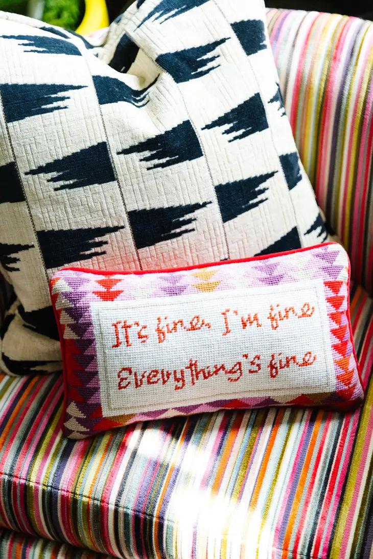 everythings fine pillow