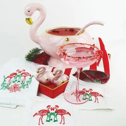 flamingo party serving ware