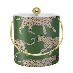 leopard print ice bucket