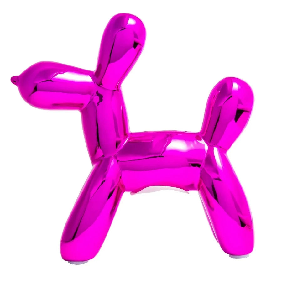 hot pink balloon dog bank