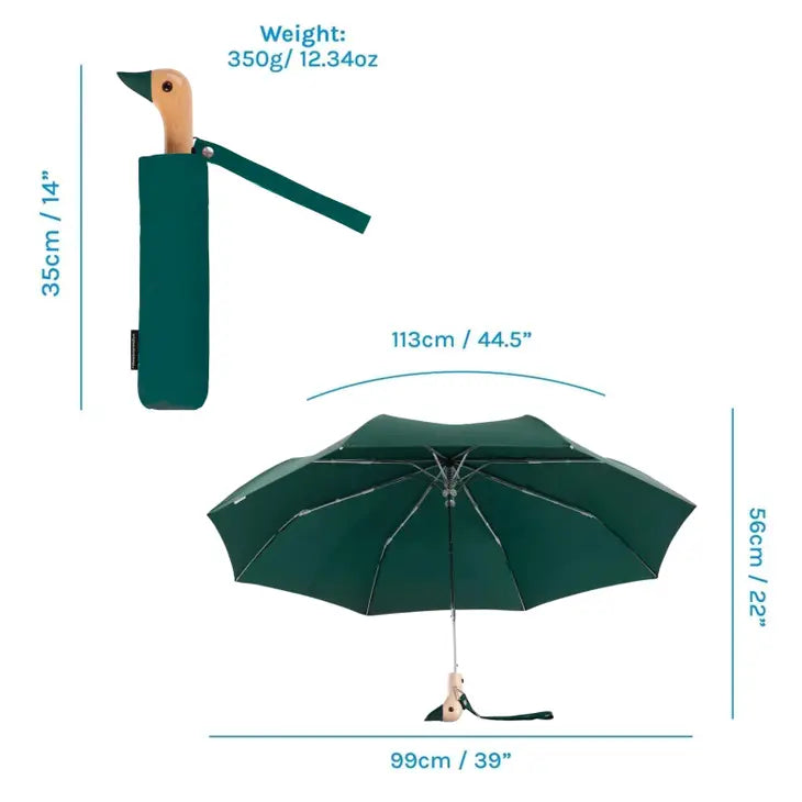 dark green umbrella size