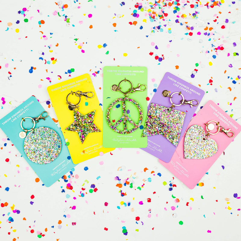 kids acrylic glitter keychains backpack clips