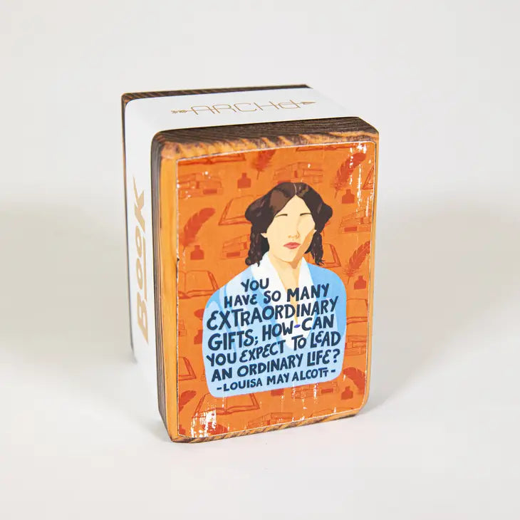 louisa may alcott bookend