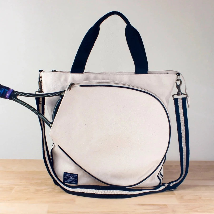 Monogrammed tennis top racket bag