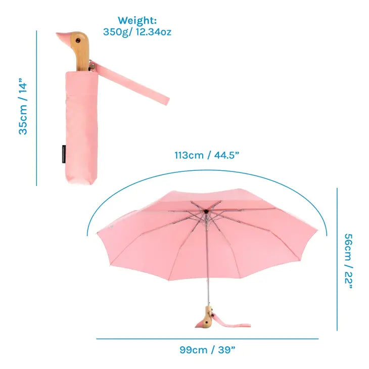 pink duck umbrella size