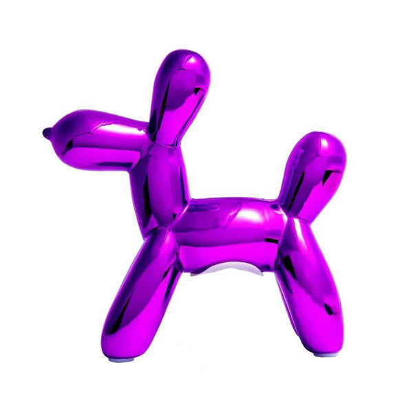 purple balloon dog kids bank