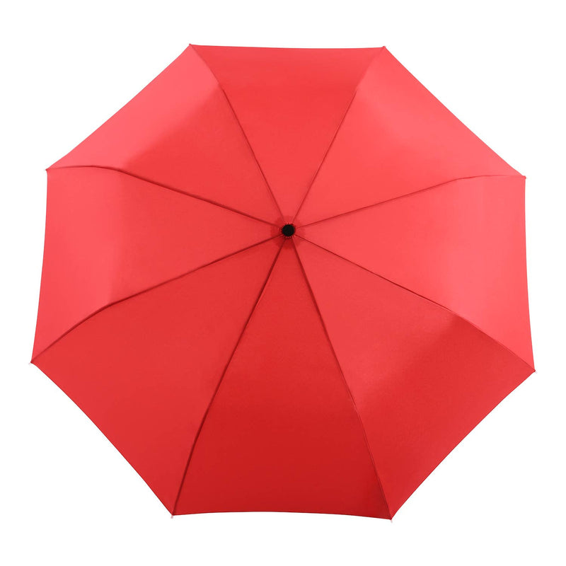red duckhead umbrella open view