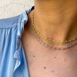 Resin Cable Cable Chain Necklaces | Available in 5 Colors