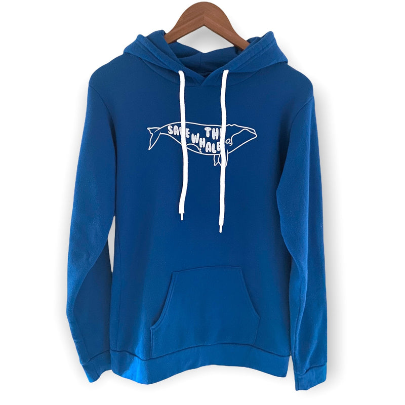 Save the Whales Blue Hoodie | Unisex Sweatshirt