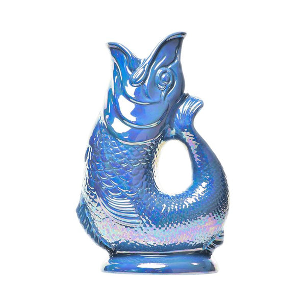 sea blue iridescent gurgling cod pitcher
