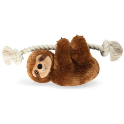 brown sloth dog toy