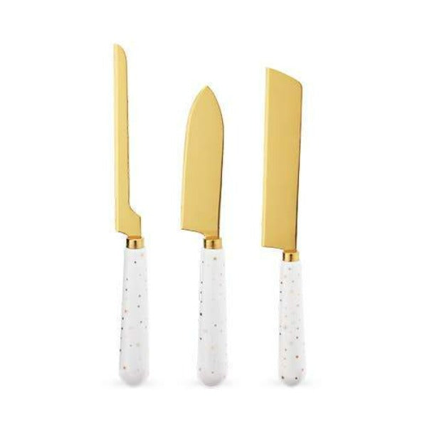 stars cheese knives set