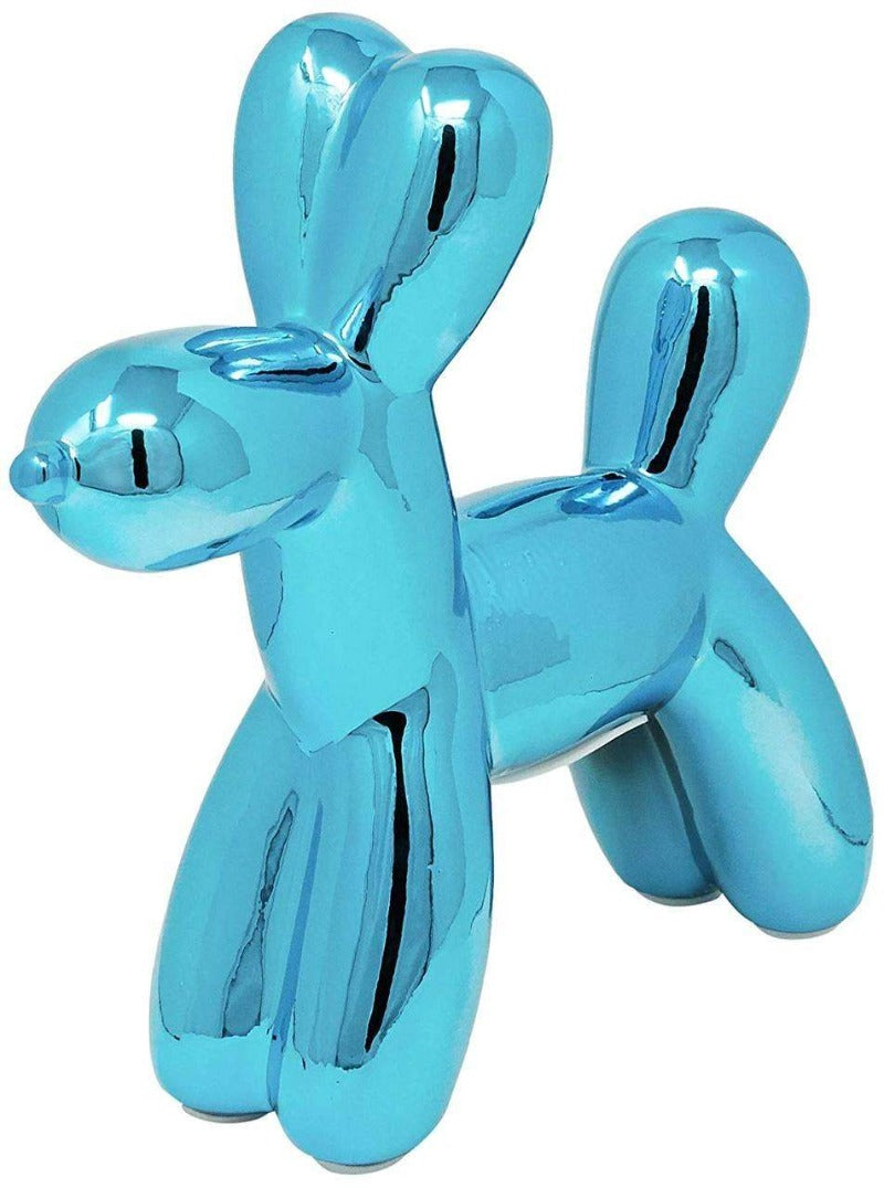 light blue balloon dog piggy bank